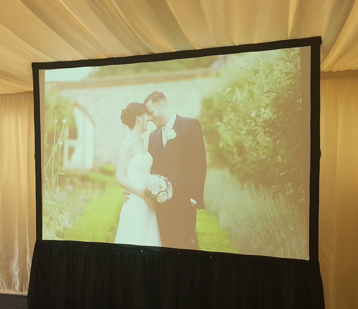 Bristol and Somerset projector and screen hire Keith Hards Entertainment
